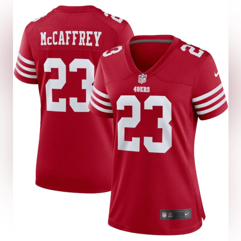 Nike Women's San Francisco 49ers Christian McCaffrey #23 Red Game Jersey